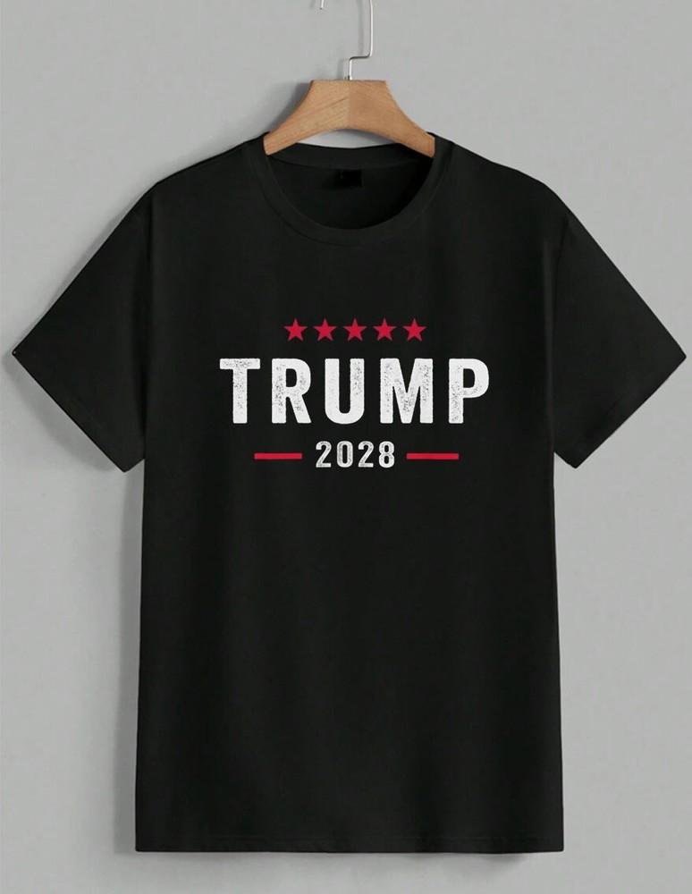 Trump 2028 Election Conservative Republican Graphic T‑Shirt