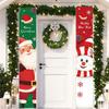 Weihnachts-Türdekoration Frohe Weihnachten Banner Dekor für Zuhause 2025 Hängender Weihnachtsschmuck Navidad Frohes Neues Jahr 2025 Geschenk