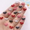 100pcs Resin Mini Kawaii Colorful Cartoon Bat Art Nail Flatback Rhinestone Applique DIY Halloween Scrapbook Jewelry Decor Crafts
