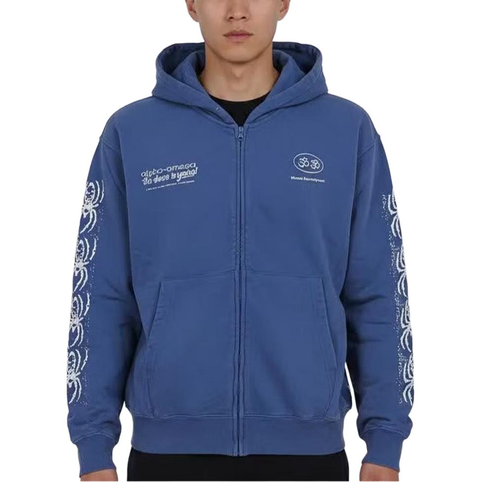 Vans Artist Full Zip Hoodie With Kangaroo Pocket Men Hoodies VN000VT07WM