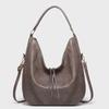 Guangzhou Women's Tassel Hollow Shoulder Bag - Large, Leisure Purse