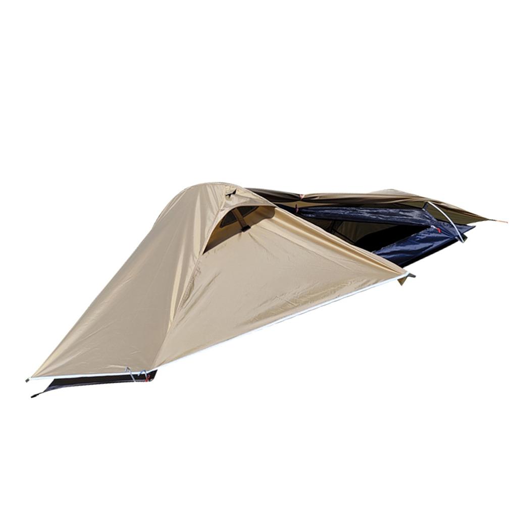 Tent Ground Cloth for Backpacking Tent 1 Person Ultralight Aluminum Pole Stormproof Camping Tent Suitable for Four
