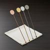 High-Grade 304 Stainless Steel Stirring Sticks Elegant Swizzle Rods For Cocktails Coffee Bar Restaurant Milk Tea Mixing