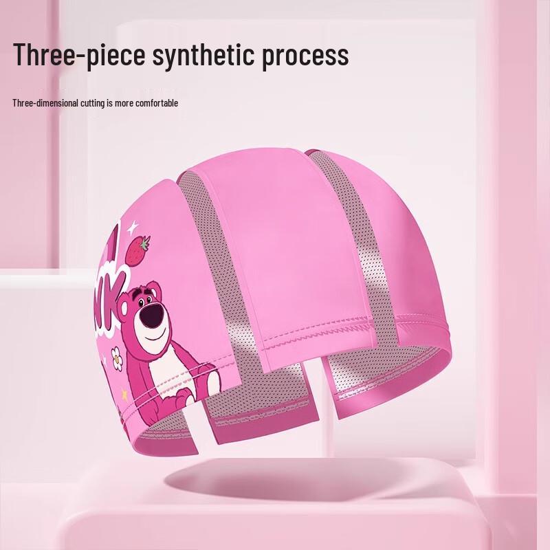 Bonnet de bain extensible Disney pour enfants aux cheveux longs