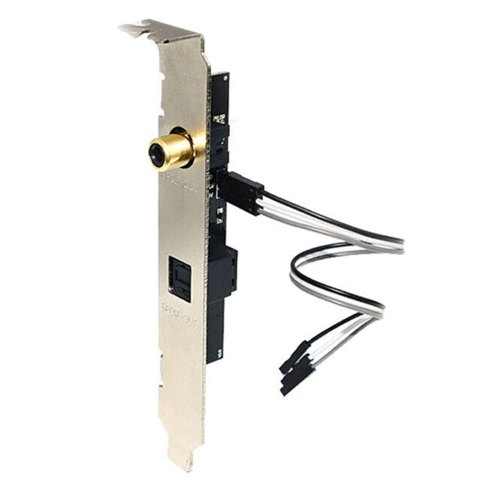 

1 x SPDIF RCA Output Daughter SPDIF Optical and RCA Output Plate Cable Bracket for ASUS Gigabyte MSI Motherboard Accessories Card,