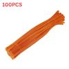 Pcs 100 Colorful Plush Root Twisting Rod Soft Felt Wire Strips Diy Decorations