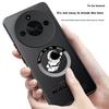 Phone Case for Honor X50, Shockproof Silicone Upgraded Camera Full Protection Cartoon Graffiti Semi-Transparent Unisex Color-Blocking
