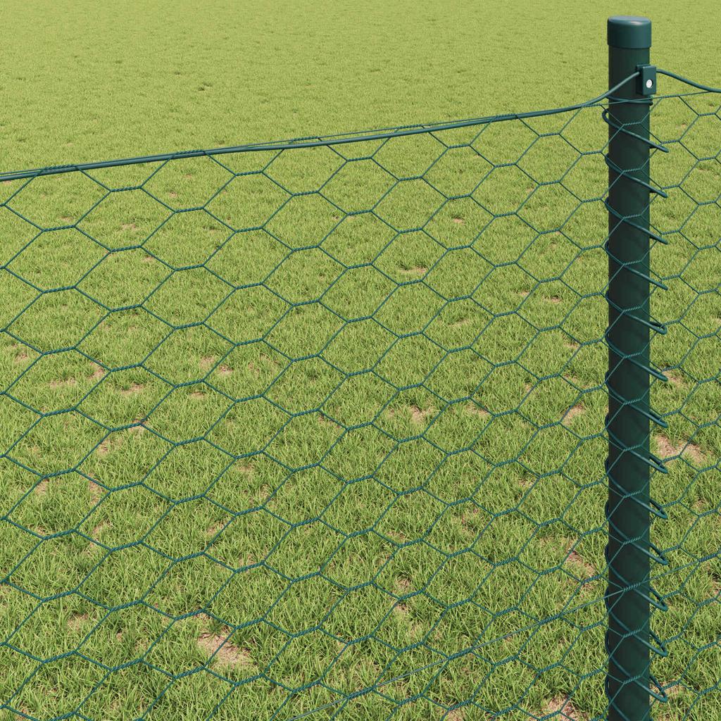 Hexagonal Fence Green 0.5 X 10 M PVC