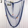 Mediterranean Ocean Decorative Fish Net Hemp Rope 39.37 in