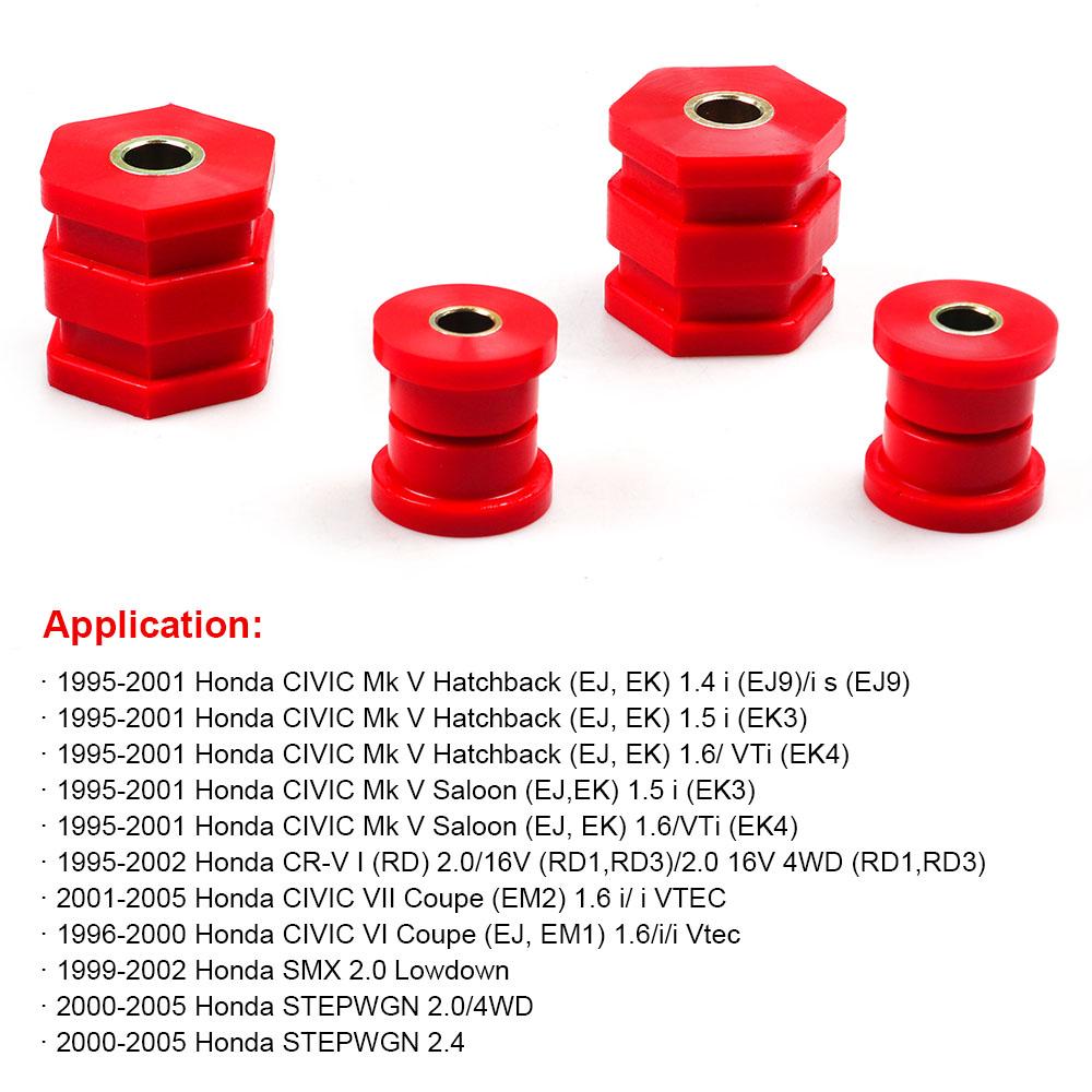 High Performance Polyurethane Front Lower Control Arm Bushing Kit For Honda Civic EK 96-00