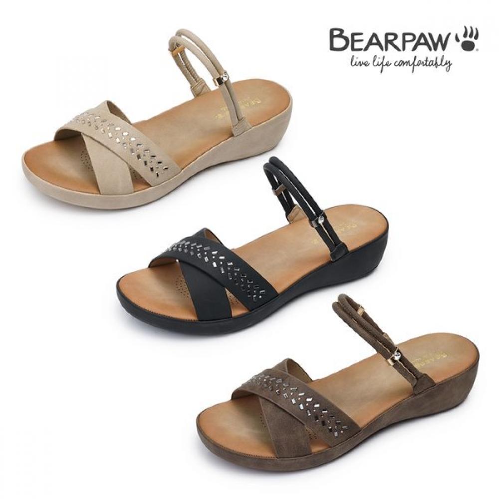 Bearpaw Women S Sandal K1939ob 3 typeS blacks/225