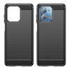 For Motorola Moto G Stylus (2023) Soft TPU Carbon Fiber Texture Phone Case Brushed Smartphone Cover
