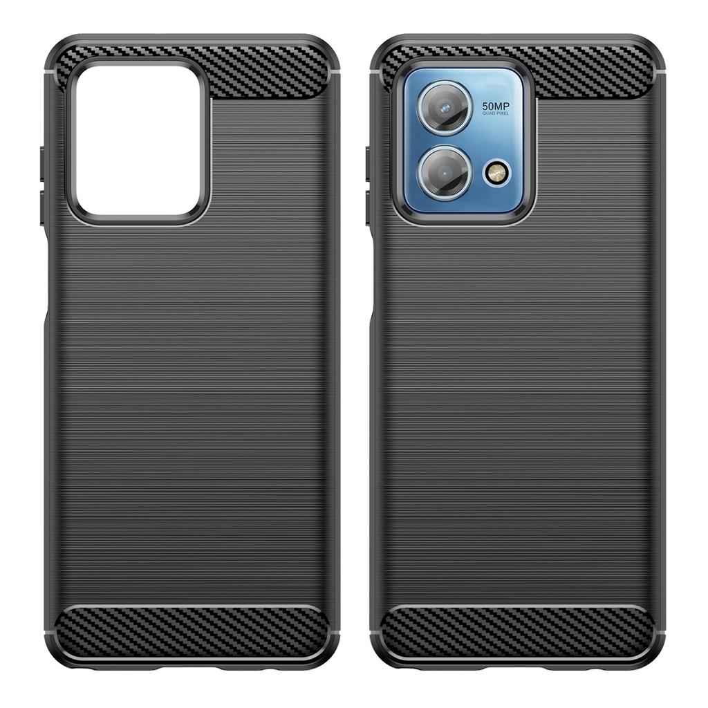 For Motorola Moto G Stylus (2023) Soft TPU Carbon Fiber Texture Phone Case Brushed Smartphone Cover