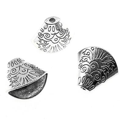 10 Pieces Bead Caps Diy Jewelry Accessories Parts Sheel Tassel Caps Beads Cap End Cap 18x19x10mm B13635