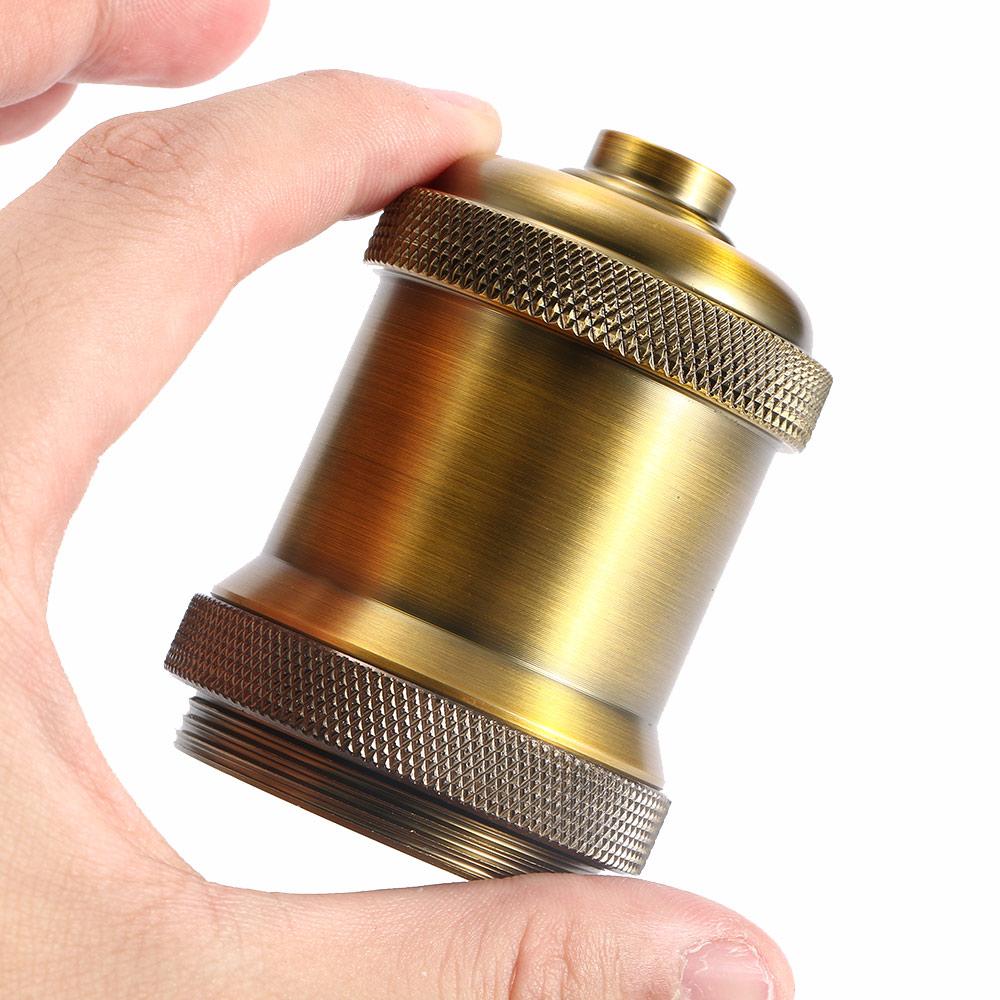 

Золотой ретро антикварный алюминиевый Эдисон подвесной светильник светильники цоколь лампы держатель лампы