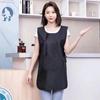 Anti-fouling Barber Apron Large Pockets Hair Stylist Apron Vest Coveralls Shoulder Bibs  Household