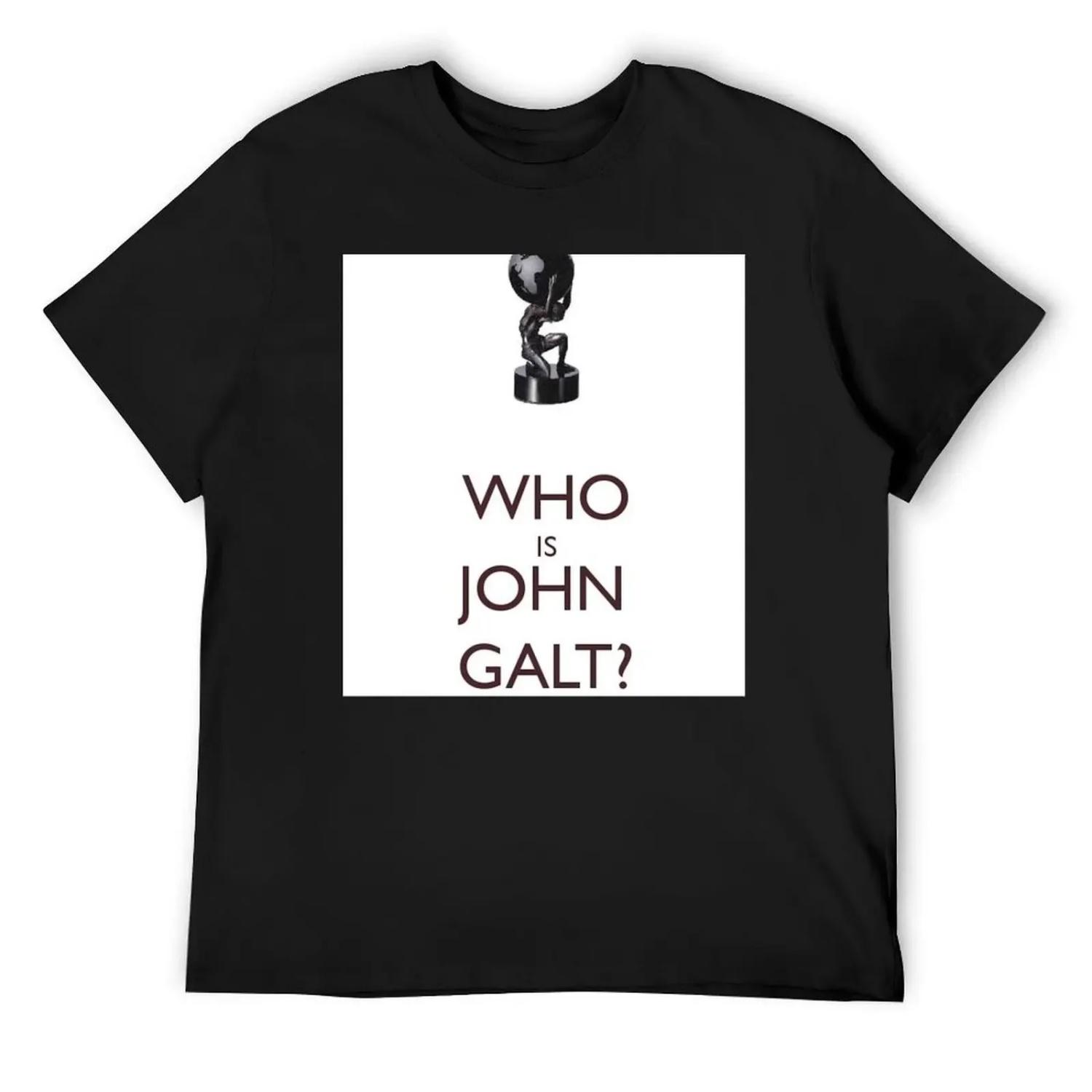 Who is John Galt_ T-Shirt anime shirt anime tshirt Anime t-shirt funny gifts Men s t-shirts XXXXXL разноцветный
