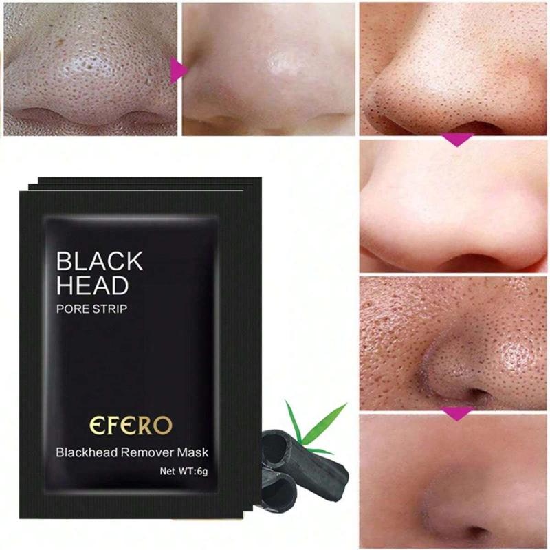 5pack Beauty Nose Mask Blackhead Removal Black Mask Face Mask Black Head Pore Strip Peel Off Makeup Black Dots Mask