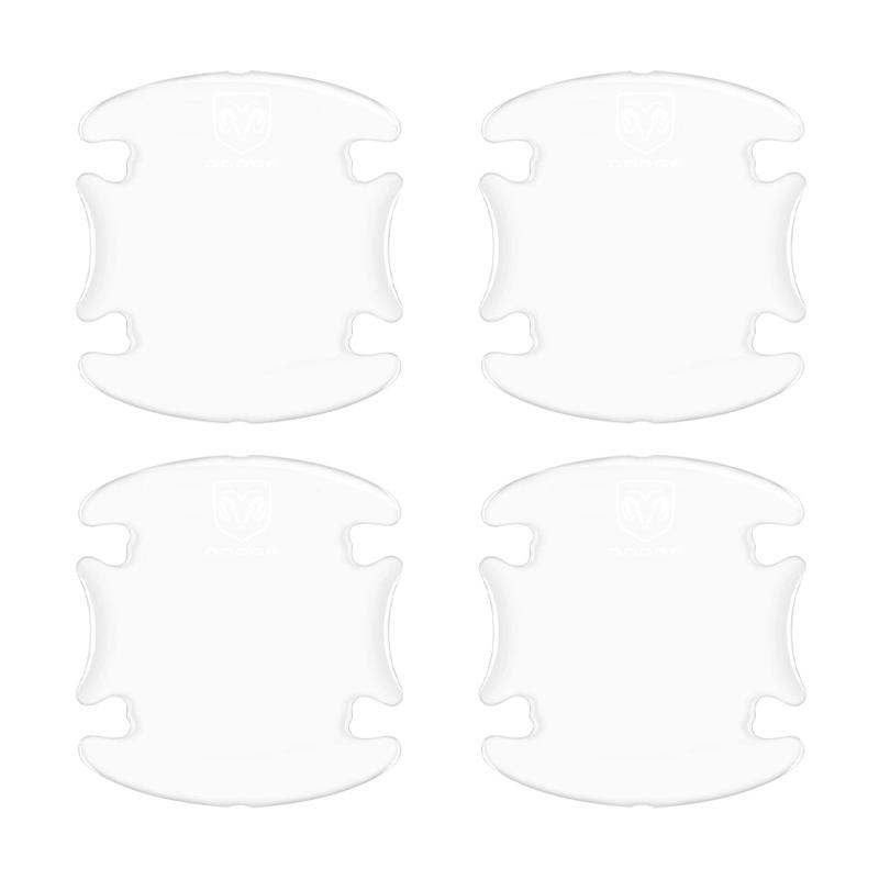 

Car Body Anti-Collision Protection Strip Auto Door Handle Bowl Anti-Scratch Sticker for Dodge Journey Caliber Challenger Charger Ram 1500 Stratus Dart 4pcs