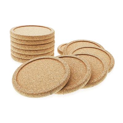 Kork Runde Holz Untersetzer Set Kaffee Tasse Matte Trinken Tee Pad Tischsets Wein Tisch Matten Decor  (Kein Kasten)