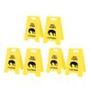 6PCS Dog Vomit Caution Sign Printed Funny Pet Vomit Warning Sign for Yard Home Office Remind Decoration
