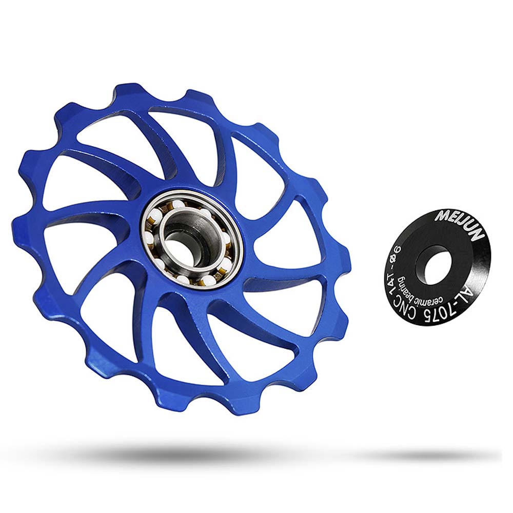 Transmission Pulley Wheel Ceramics Bicycle Parts Guide Wheel Bearing Guide Roller Rear Derailleur