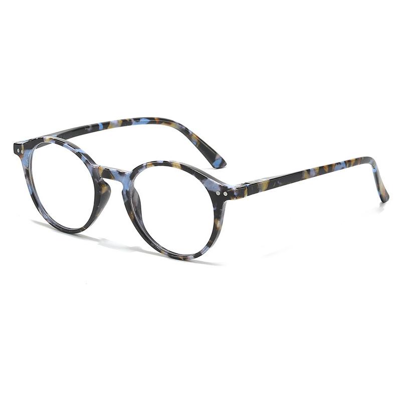 

New Style Fashion Style Brand Design Round Print Flower Women s Glasses Frame Reading Presbyopia Eyeglasses Photochromic Lens Anti Computer Blue 0