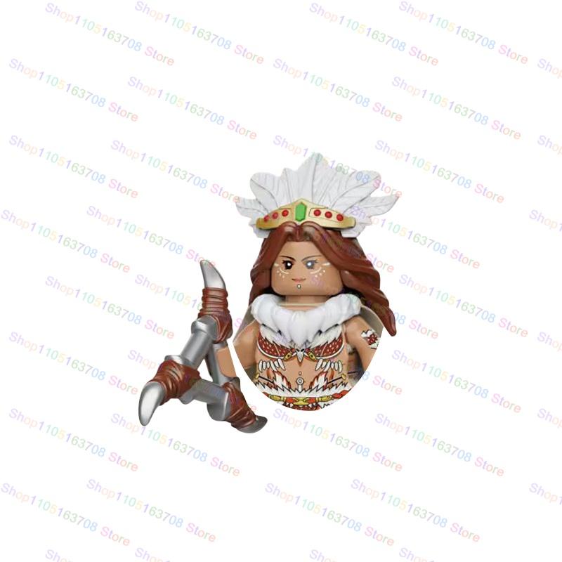 Anime Cartoon Three Kingdoms Cao Cao Sun Quan Liu Bei Characters Building Blocks Accessories Toys Children's Christmas Gift