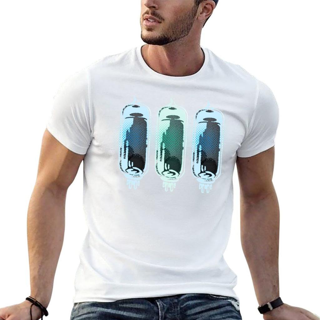 Old Analog Vacuum Tubes For Amplifiers Tshirt Casual Loose Daily Wear Tshirt