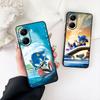 Hedgehog Cartoon S-Sonics Anime Cover for Samsung Galaxy A06 A05 A14 A50 A51 A52 A12 A13 A23 A70 A07 A25 A26 A72 A56 Phone Case