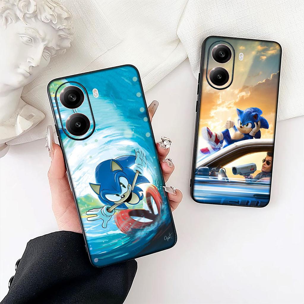 Hedgehog Cartoon S-Sonics Anime Cover for Samsung Galaxy A06 A05 A14 A50 A51 A52 A12 A13 A23 A70 A07 A25 A26 A72 A56 Phone Case