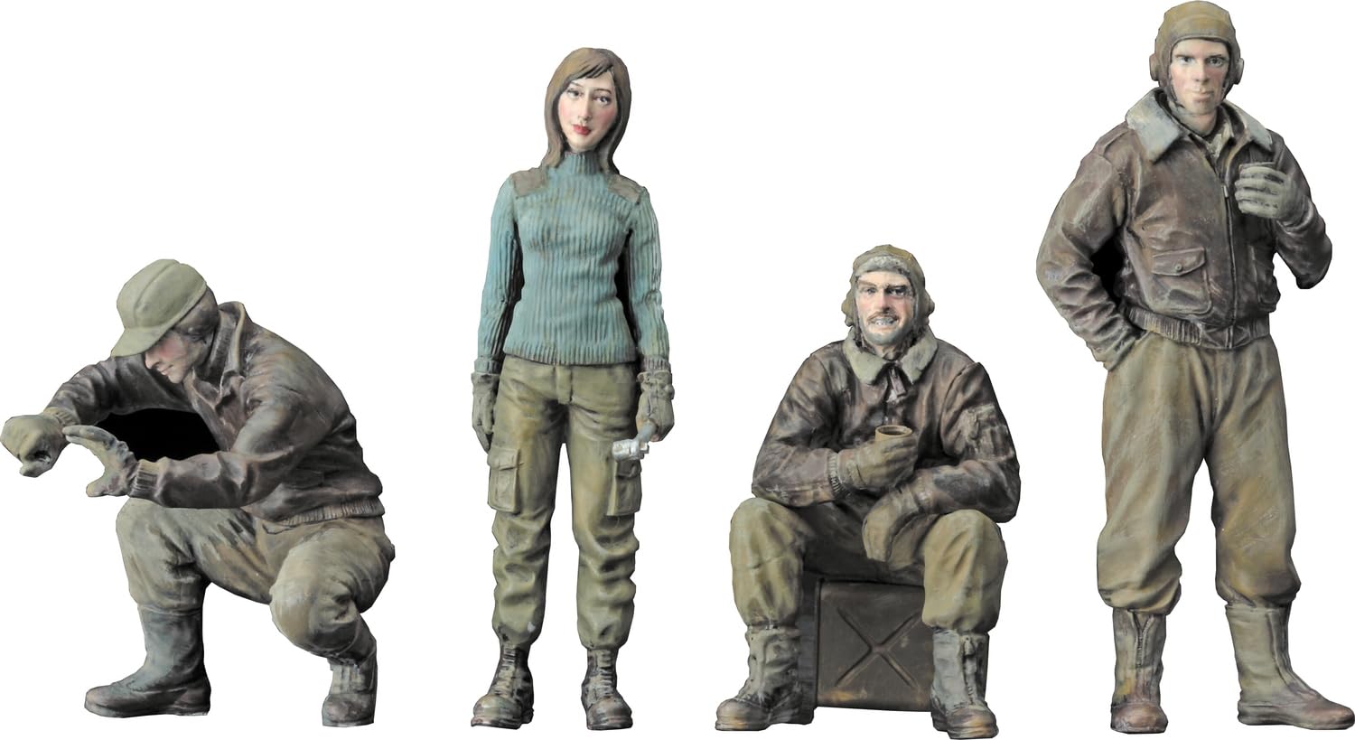 

Hasegawa Maschinen Krieger Figure Set Scale Plastic Model MK02 Ma.K. 1/20