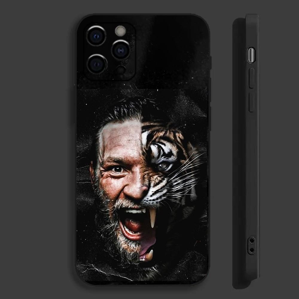 C-Conor M-McGregor Phone Case For Apple iPhone 15,14,13,12,11,Pro,X,XS,Max,XR,Plus,Mini Soft Black Cover