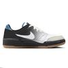 Nike Full Force Gray Shadow Slip Resistant And Breathable Low Top Skateboard Shoes Men's White Black HJ7262-100(Team366-)