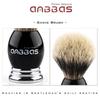 Shaving Brush Beard Badger Hair Shaving Pure Badger Hair Shaving Brush Anbbas® Set, Brush, Brush, Foaming, Men's (Brush)