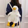 New Soft Plush Anime Plush Backpack Duck Rabbit Shape Large Capacity Shoulder Bag Cartoon Cute Bag Women Girls
