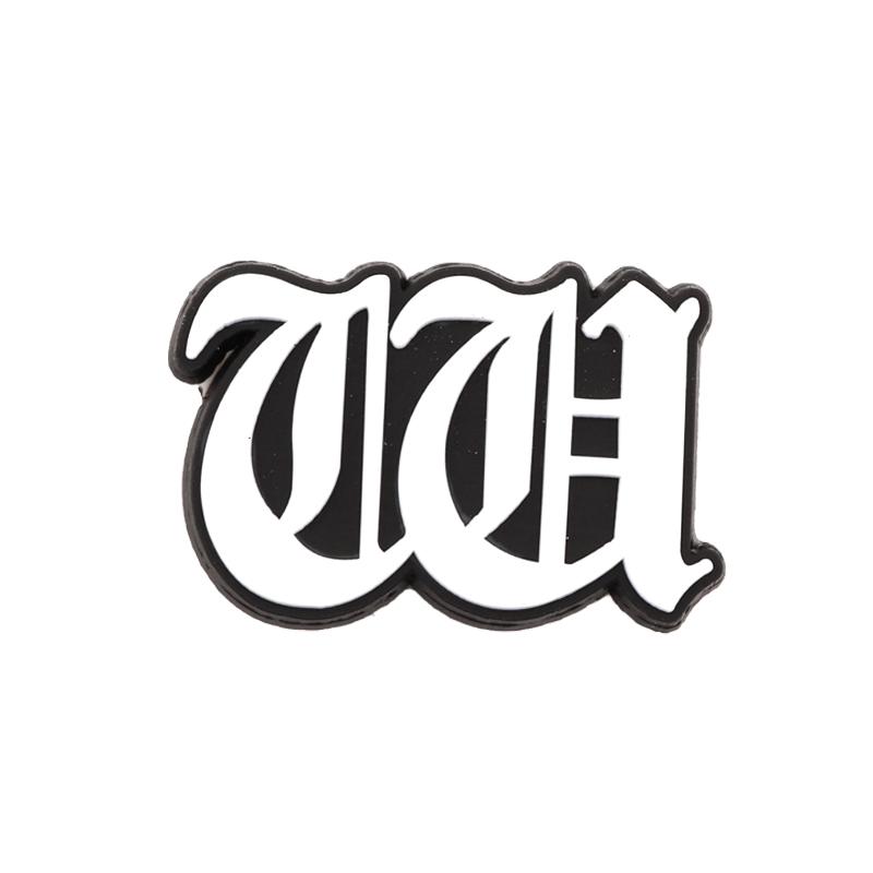 Maxun Old Alphabet Shoe Charms Letter Decoration for Clog Sandals Cute Grapheme Bracelet Party Accessories Favor 1 PCS