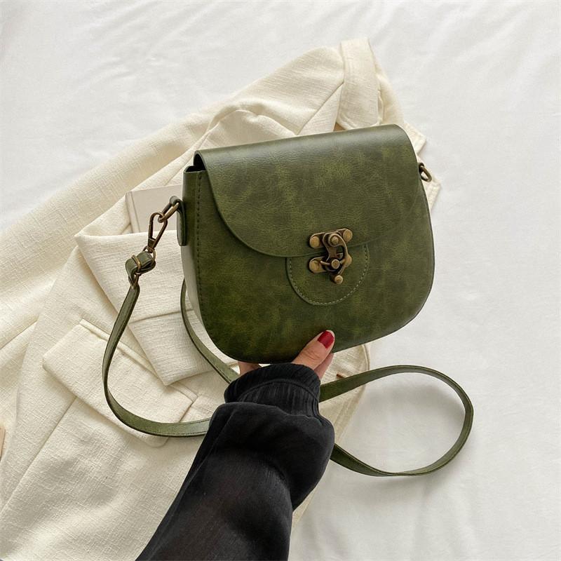 Chic Retro Saddle Bag 2023 Trendy Unique Design Women's Casual Shoulder Bag