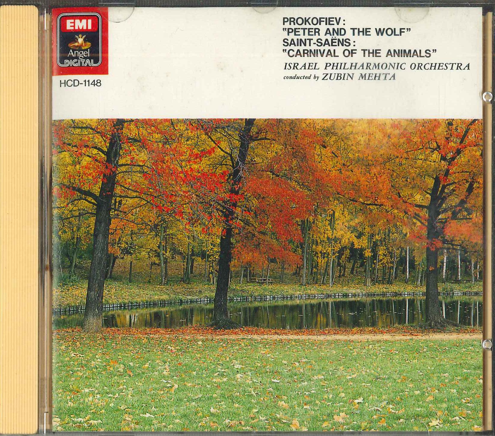 

CD ZUBIN MEHTA - Prokofiev Peter & The Wolf / Carniv HCD1148 EMI Japan Classical Used