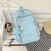Schoolbag1011 Casual Backpack Male Female Junior High School Backpack College Student Simple School Bag Outdoor Travel Commuter Women's Bag