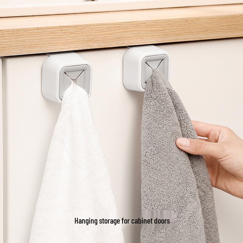 Drill-Free Towel & Dishcloth Holder for Kitchen & Bathroom