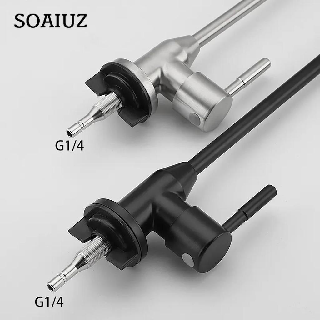 1/4" Küchenarmatur Edelstahl Wasserfilter Wasserhahn Trinkwasserhahn Filter Wasserhahn Einzel Kaltwasser Spüle Wasserhahn