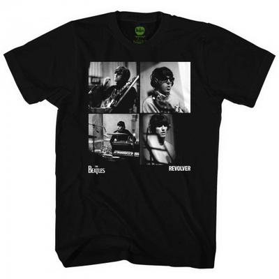The Beatles Unisex Adult Revolver Studio Shots Cotton T-Shirt