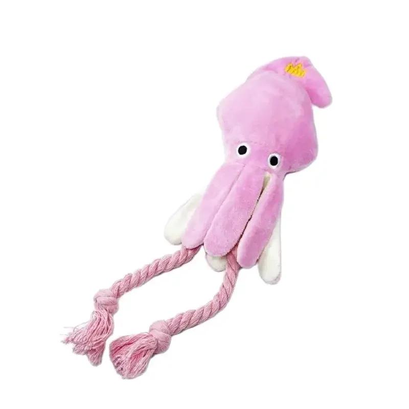 

New Cross-border Dog Toys Ice Cream Plush Teeth Sharpening & Cleaning Combo Golden Hair Teddy Poodle Relief Supplies