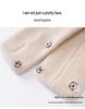 Women's 100% Pure Cashmere Cable Knit Scarf - Warm Fashion Neck Gaiter