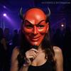 1 Pezzo Maschera Dramma Giapponese Tradizionale Maschera Prajna in Plastica Maschera Samurai Giapponese Maschera Tengu Rossa Maschera di Carnevale Cosplay Oggetti di Scena