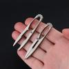 2025 NEW TC4 Titanium Steel Tweezers Multifunction With Corkscrew CNC Machining Clips Keychain Pendant Tool Outdoor EDC Gadget