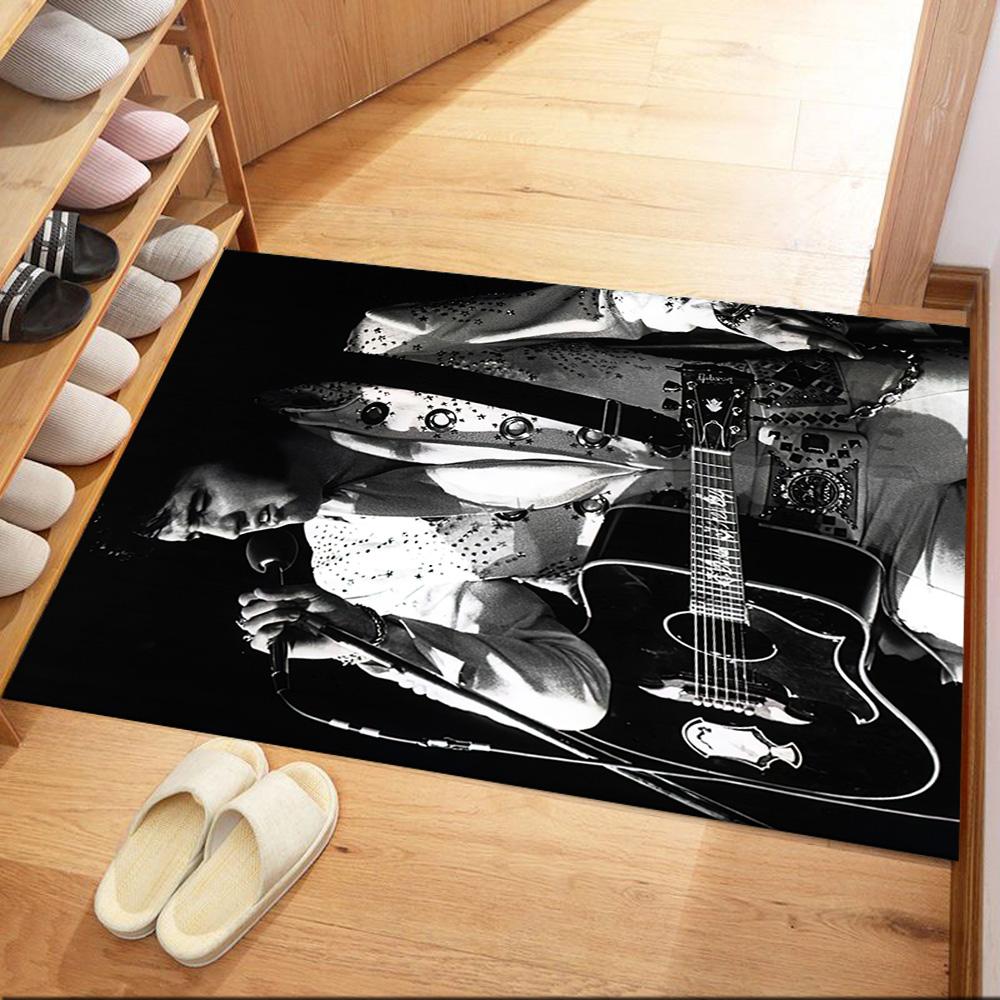 Elvis Floor Mat Design For Bedrooms Entryway Kitchen Hallway Antislip Rug Office Home Decor Wedding Party Gift