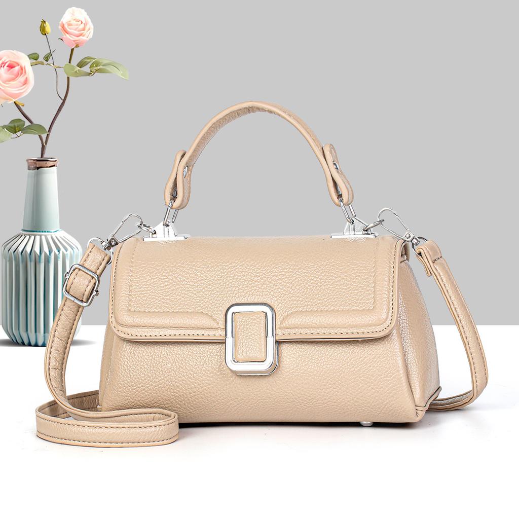 Retro High-end Portable Small Square Bag Women's 2025 New Niche Design Fashionable and Versatile Commuter Shoulder Messenger Bag