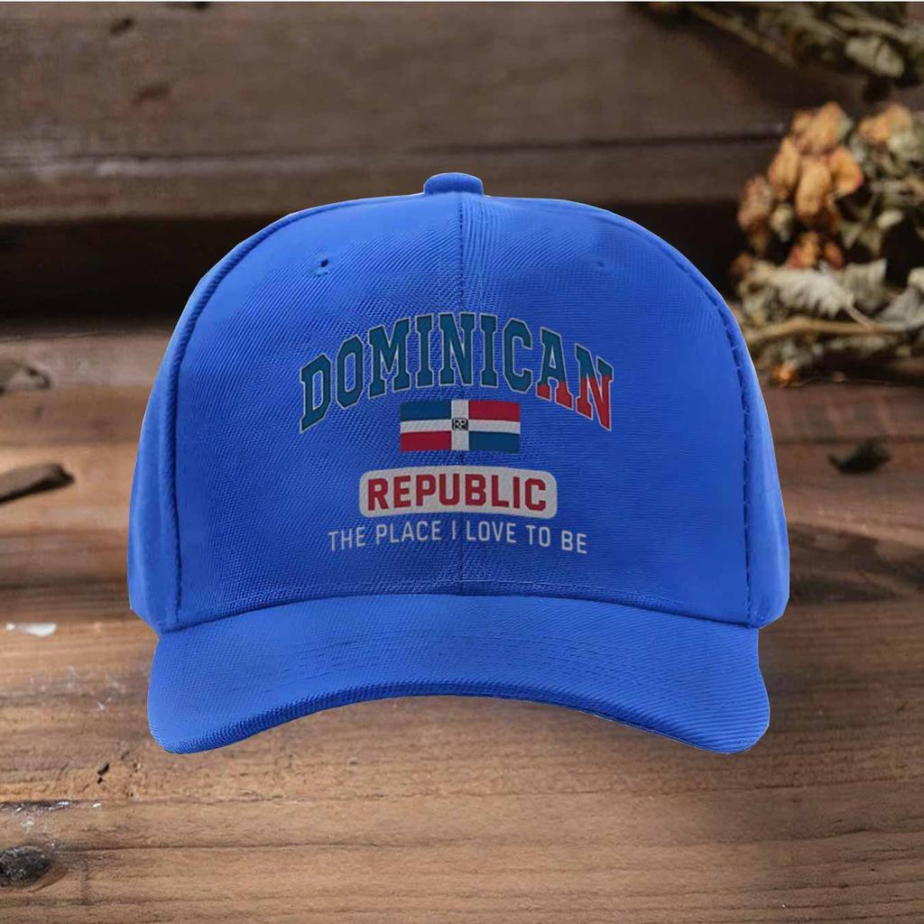 Dominikanische Republik Verstellbare Baseballkappe Mehrfarbige Trucker-Mütze für den täglichen Gebrauch Outdoor-Urlaub Pendeln